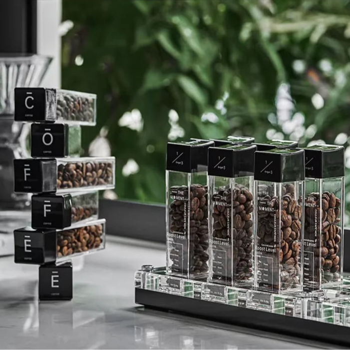 Single Dose Coffee Bean Storage Canister 12 Tubes