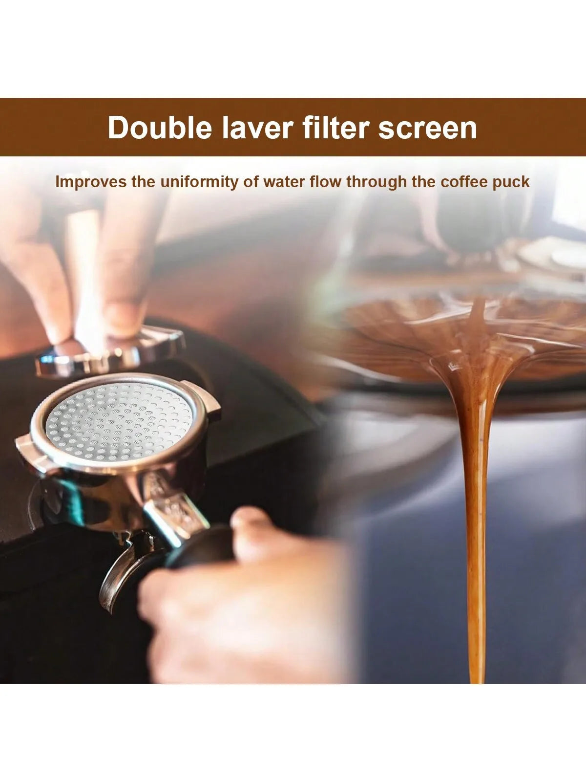 Espresso Double Layer Coffee Filter