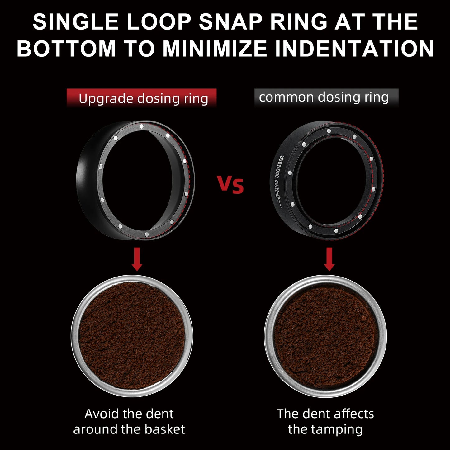 MHW-3BOMBER Magnetic Coffee Dosing Ring - POCILLO