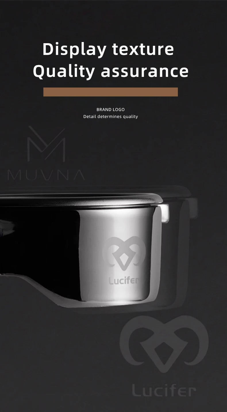 MUVNA Lucifer Series Espresso Bottomless Portafilter - POCILLO