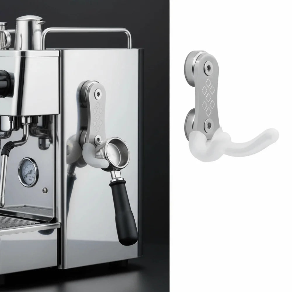 Super Strong Suction Magnetic Portafilter Holder Wall Mount Impact Resistant Coffee Machine Tools Silicone Reusable - POCILLO