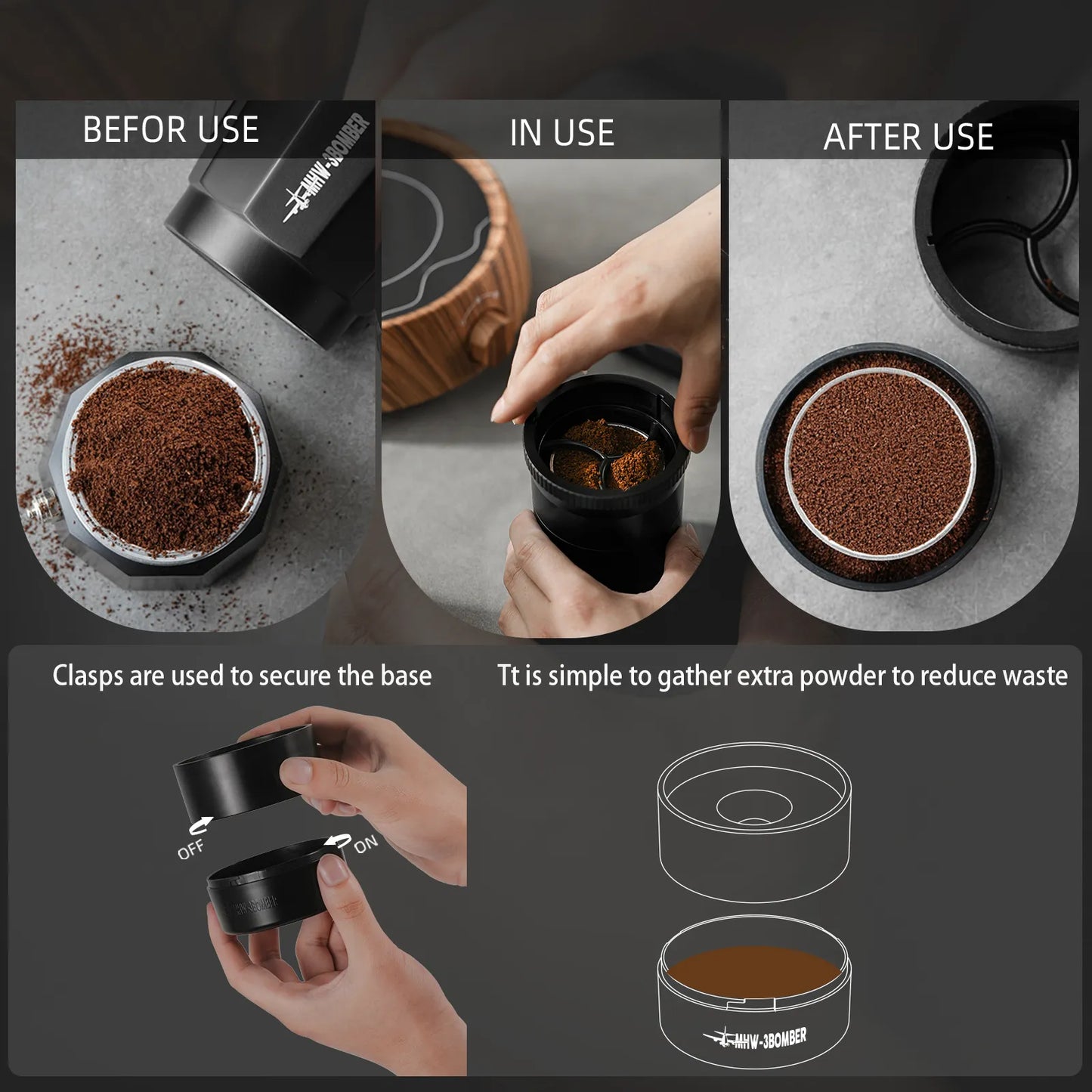 Moka Pot Coffee Distributor | no more mess